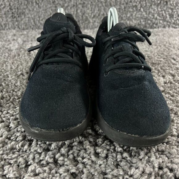 Allbirds WRM Merino Wool Running Shoe Womens 8 Black Gym Trainer Sneakers - Picture 2 of 8